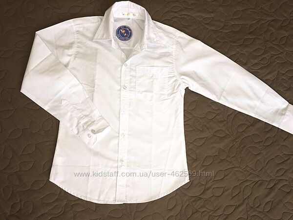 Белая рубашка Тееn Club на мальчика 8-9 лет