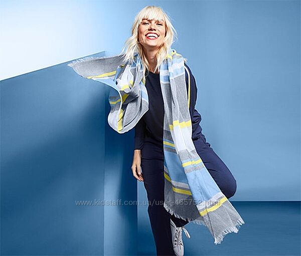 Мягкая легкая шаль шарф Tchibo Германия 200 х100 см 
