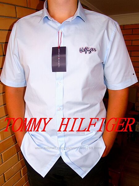 TOMMY HILFIGER Шикарная брендовая рубашка - L