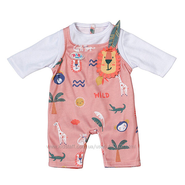 Одяг для ляльки Baby Born - Комбінезон Джунглі 871669