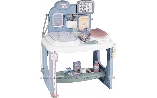 Ігровий центр Smoby Toys Догляд за лялькою зі звуком та світлом 240305