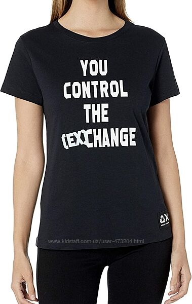 Armani Exchange оригинал хлопковая футболка