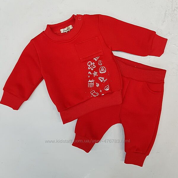 Теплі новорічні костюми для малюків
