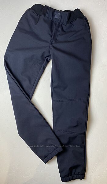 Дуже теплі зимові дитячі та підліткові софтшелл штани на флісі для хлопчика