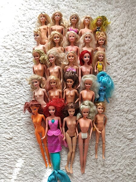 Ляльки куклы Barbie Барби Дисней Принцессы с дефектамиЦіна за 5 штук