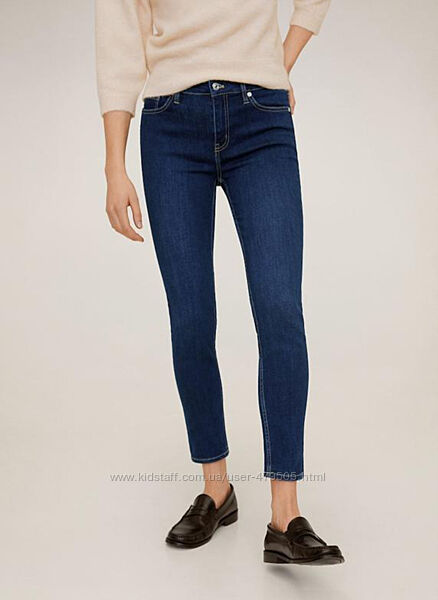 Джинси скіні 34 xs, s размер брендові темні однотонні джинсы скинни тянутся