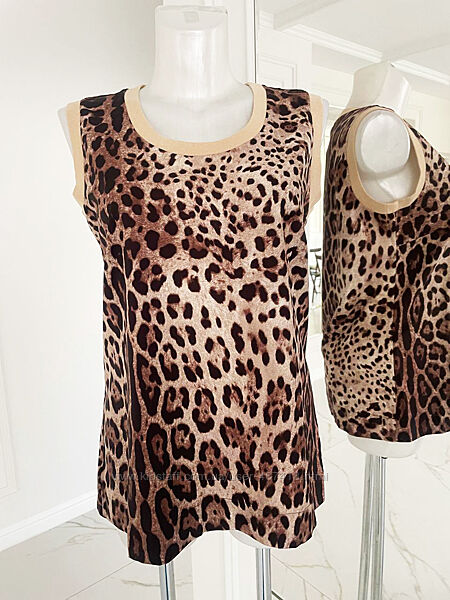 Леопардова майка топ Dolce & Gabbana