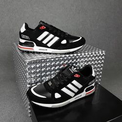 Кроссовки мужские Adidas ZX750 чёрные с белым