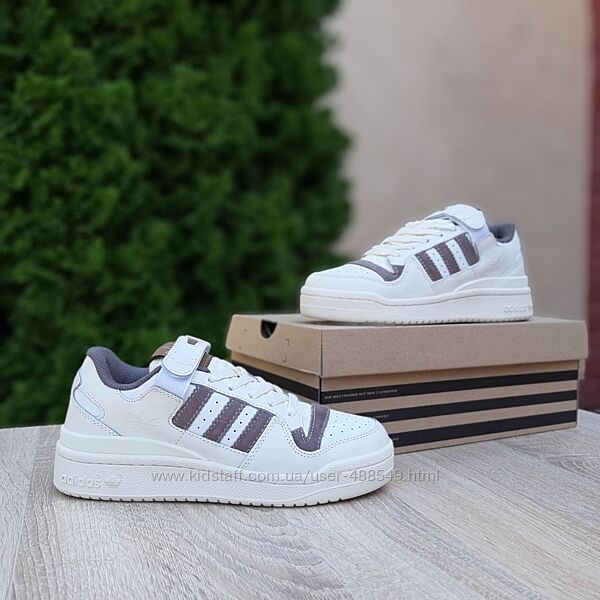 Кросівки жіночі Adidas Forum Low beige brown