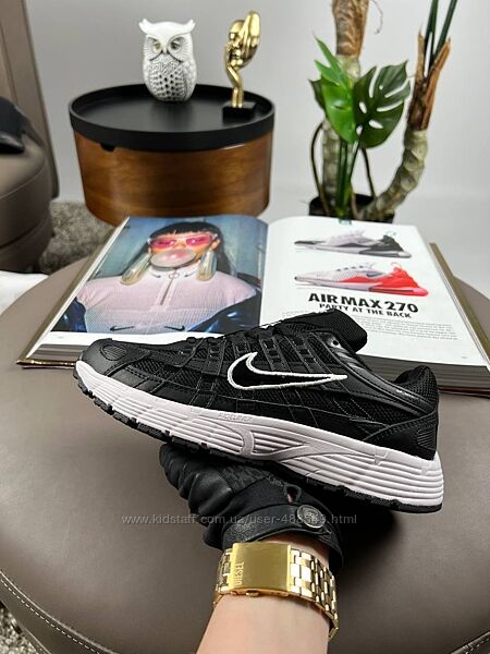 Кросівки Nike P-6000 Black white, 36-41р