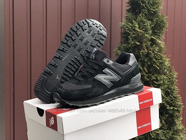 Кроссовки женские New Balance 574, черные