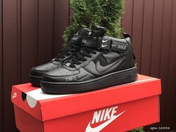 Кроссовки высокие Nike Air Force, черные