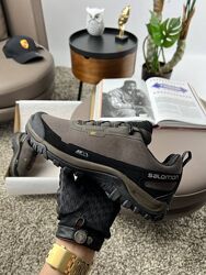Зимові чоловічі кросівки термо Salomon Shelter Brown