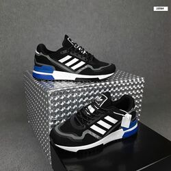 Кроссовки мужские Adidas ZX750 HD чёрные с белым, синим