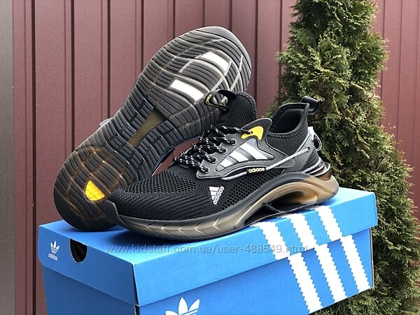 Кроссовки мужские Adidas, черные сетка