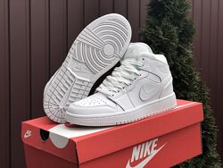 Кроссовки женские Nike Air Jordan, белые 36-41р