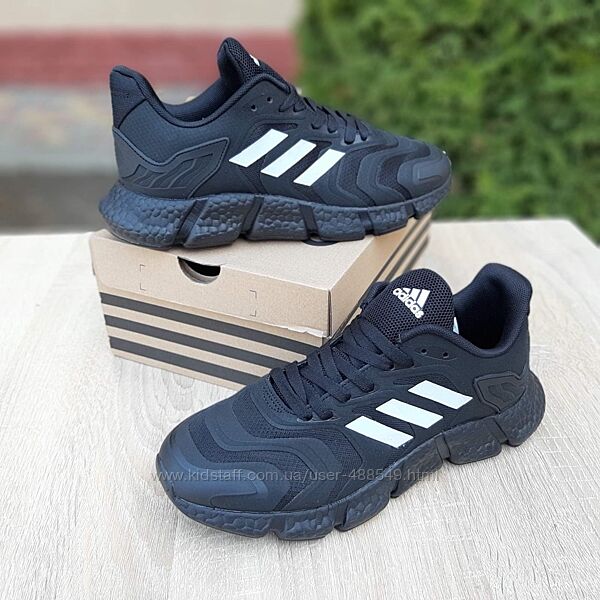 Кроссовки мужские Adidas Vento Чёрные с белым