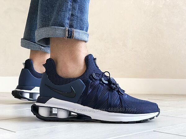 Кросівки чоловічі Nike Shox Gravity , темно сині