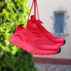 Кросівки жіночі Nike Huarache, червоні сітка