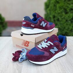 Кросівки жіночі New Balance 999, бордові