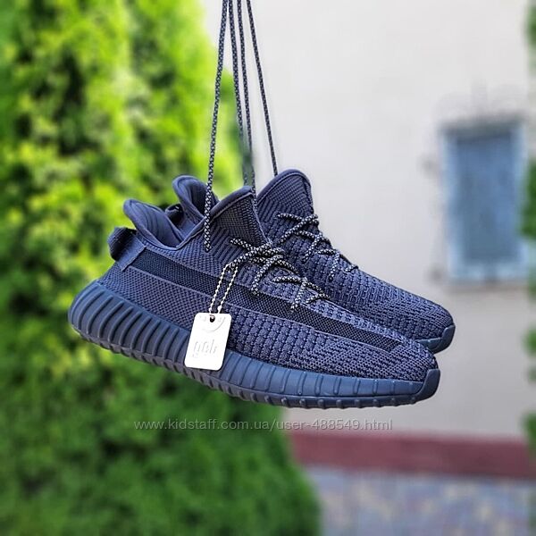Кросівки жіночі Adidas Yeezy Boost 350, чорні