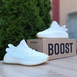 Кросівки жіночі Adidas Yeezy Boost 350, білі 