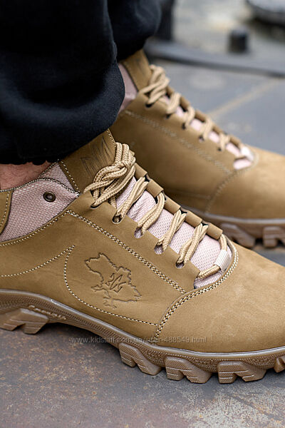 Кросівки чоловічі шкіряні, тактичне взуття Emirro