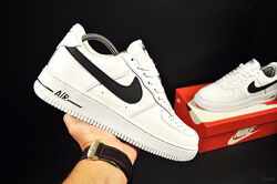Кросівки чоловічі Nike Air Force 1 Low, білі з чорним