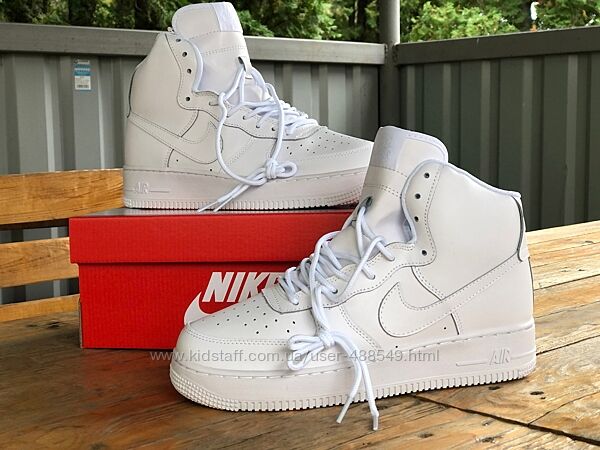Кросівки високі Nike Air Force, білі