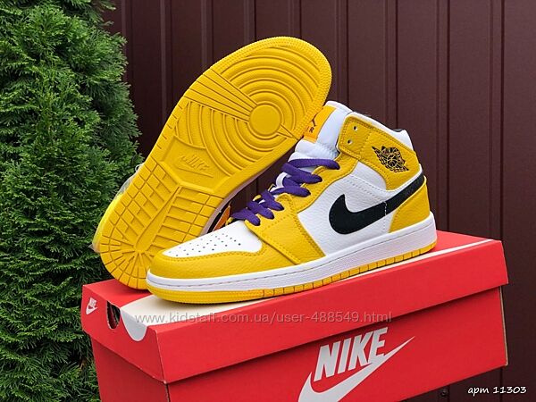 Кросівки чоловічі високі Nike Air Jordan, 41-45р