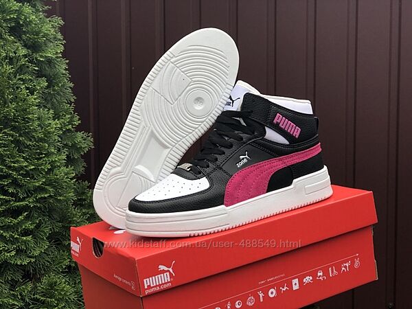 Кросівки жіночі Puma Zone, чорні з розовим