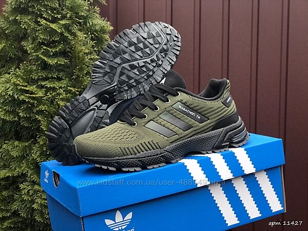 Кросівки чоловічі Adidas Marathon TR, темно зелені