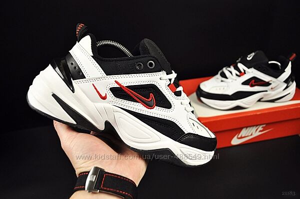 Кросівки жіночі Nike M2K Tekno, білі з чорним