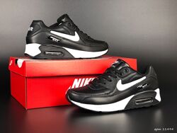 Кросівки підліткові Nike Air Max 90, чорний з білим