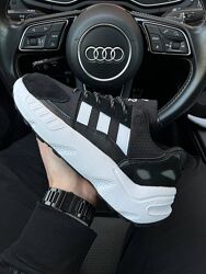 Кросівки чоловічі Adidas ZX 22 Boost, чорні з білим