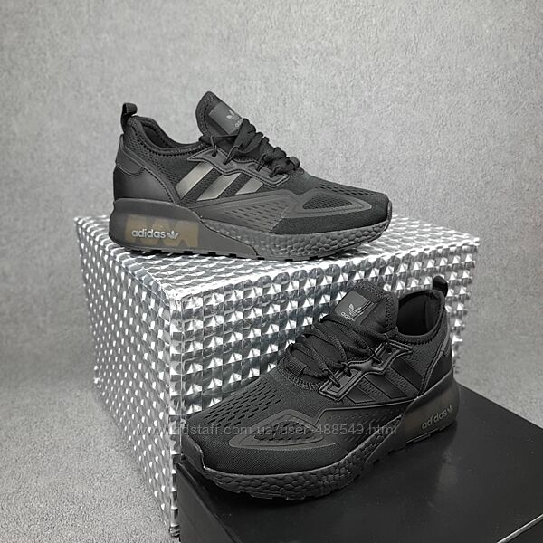 Кросівки чоловічі Adidas ZX 2K, чорні 