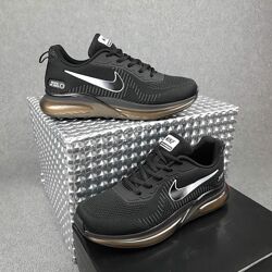 Кросівки чоловічі Nike Air Running, чорні з білим