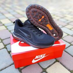 Кросівки чоловічі Nike Air Running, чорні з червоним