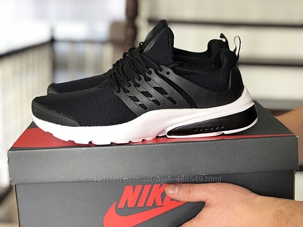 Кросівки чоловічі Air Presto, чорні з білим