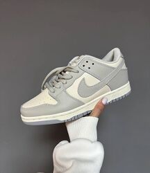 Кросівки жіночі SB Dunk Low Retro, сірі з бежевим