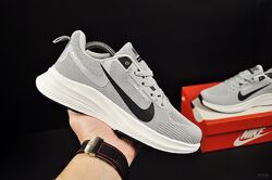 Кросівки чоловічі Nike Zoom Flyknit, сірі, сітка