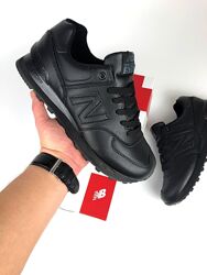 Кросівки чоловічі New Balance, чорні, шкіра