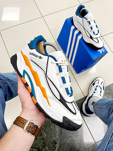 Кросівки чоловічі Adidas Niteball old fashion, білі, шкіра