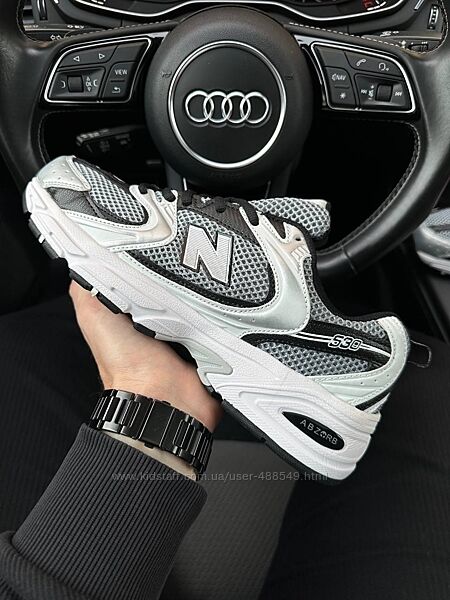 Кросівки чоловічі New Balance 530 Premium, сірі з чорним