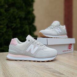 Кросівки жіночі New Balance 574 світло сірі