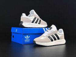 Кросівки чоловічі Adidas Boost сірі з білим