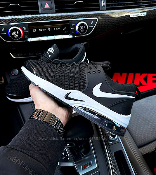 Кросівки чоловічі Nike Presto чорні з білим