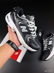 Кросівки чоловічі New Balance 530, чорні з білим