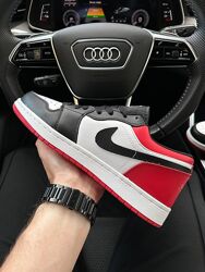 Кросівки кросівки Nike Air Jordan 1 Low, чорні з червоним