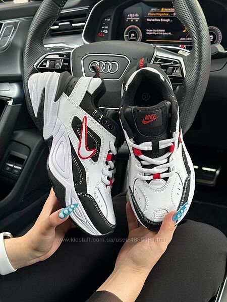 Кросівки жіночі Nike M2K Tekno білі з чорним